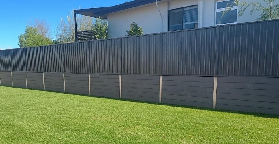retaining wall with grass